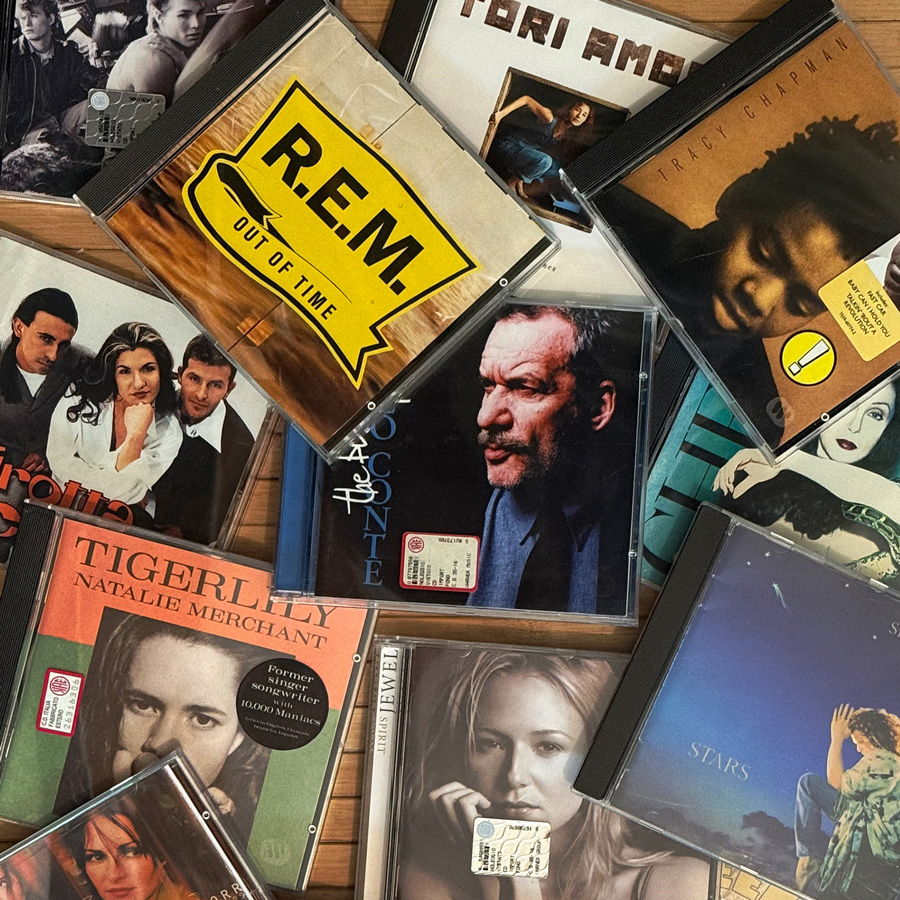 Una selezione di album del catalogo Warner Music Italy